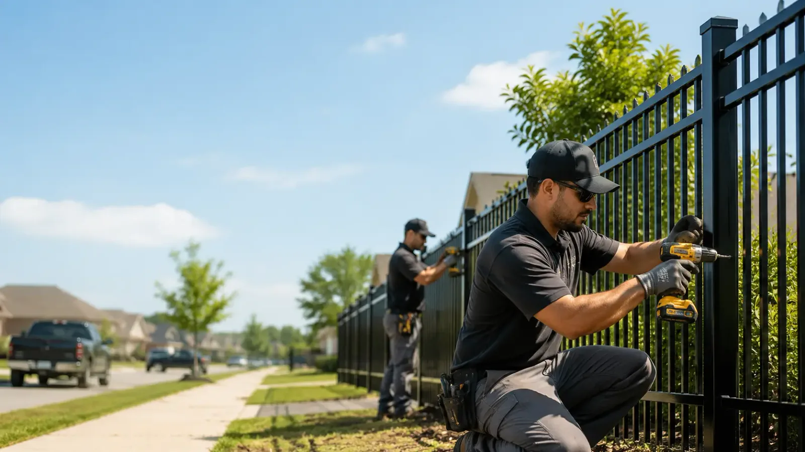 Metal Fence Installation in North Newton, KS